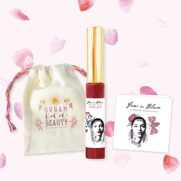 Red Sheer Shimmer Organic Lip Gloss Plumper Treatment - Picture 6 of 16